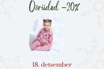 ADVENDIKALENDER 18. detsember "Ööriided -20%"