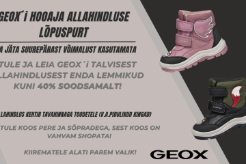 GEOX´i HOOAJA ALLAHINDLUSE LÕPUSPURT