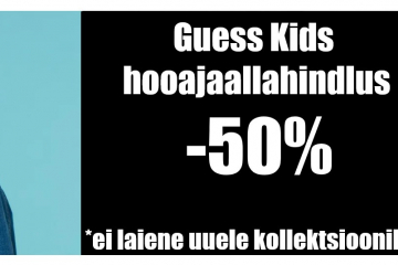 Laste Maailmas Guess Kids´i lisaallahindlus -50%