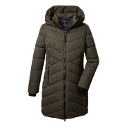 Näidis! Tepitud parka GW 17 N. 41855, 00338 oliivi pruun